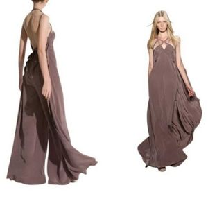 BCBGMAXAZRIA Runway Silk Jumpsuit